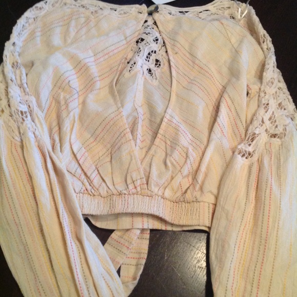 SaLE rARE Free People boho blouse - Picture 2 of 5